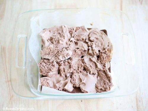 طرز تهیه آسان ترین کیک بستنی دنیا طرز تهیه آسان ترین کیک بستنی دنیا