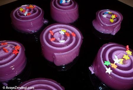 آموزش تصویری تهیه ی ژله رولتی آموزش تصویری تهیه ی ژله رولتی