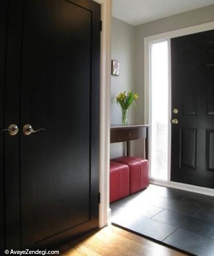 چرا درهای داخلی خانه‌تان باید مشکی باشد؟