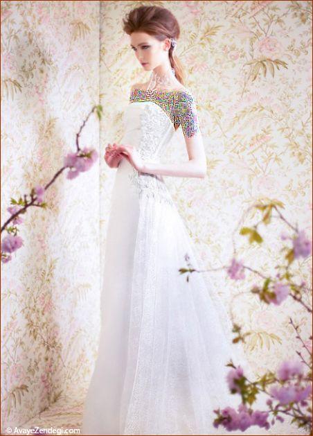  مدل های لباس عروس 2015 برند Angel sanchez usa 