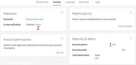  آموزش فعالسازی امنیت دو مرحله ای گوگل 