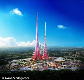  طراحی بلندترین برج زوج جهان 