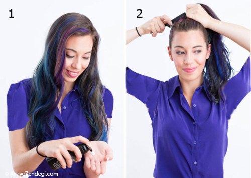 5مدل خودآرایی مو در 10 دقیقه