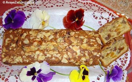 طرز تهیه کیک میوه خشک