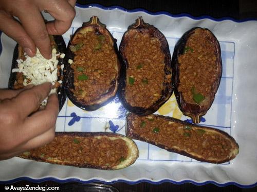 بادمجان شکم پر، خوشمزه و انرژیزا بادمجان شکم پر، خوشمزه و انرژیزا