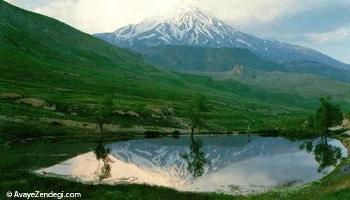 دریاچه تار در دل کوه دماوند دریاچه تار در دل کوه دماوند