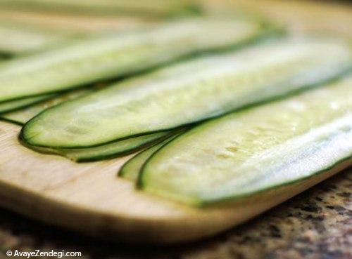 طرز تهیه رول خیار طرز تهیه رول خیار