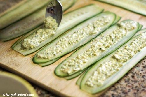 طرز تهیه رول خیار طرز تهیه رول خیار