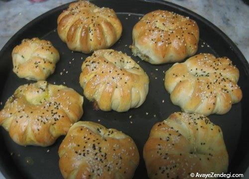 طرز تهیه و پیچیدن خمیر پیراشکی مرغ طرز تهیه و پیچیدن خمیر پیراشکی مرغ