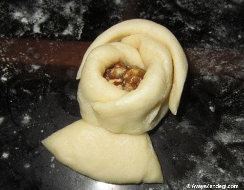 طرز تهیه و پیچیدن خمیر پیراشکی مرغ طرز تهیه و پیچیدن خمیر پیراشکی مرغ