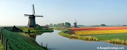 هلند؛ کشور گل لاله، سرزمین آسیاب‌های بادی