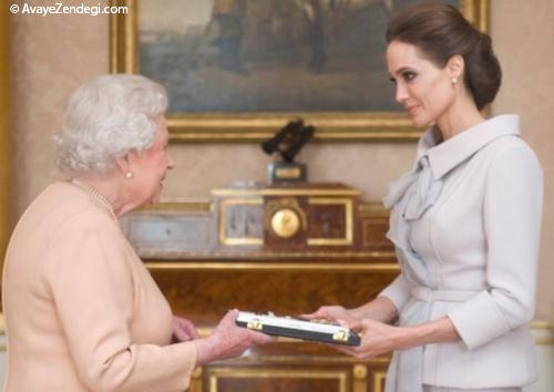 آنجلینا جولی از ملکه انگلستان لقب « بانو » را دریافت کرد