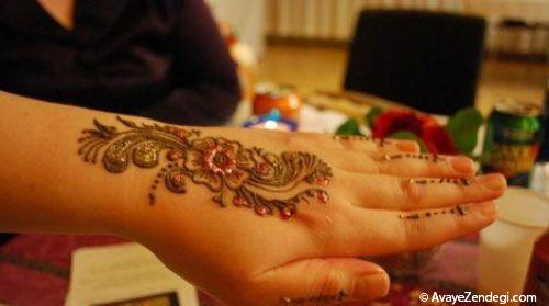 مدل نقش حنای دست جذاب و هنر جنوبی 