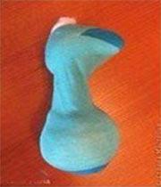  دوخت عروسک خارپشت با جوراب 