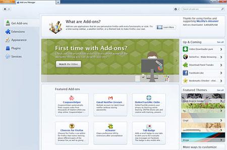 آموزش نصب افزونه و Add-Ons درمرورگر Mozilla Firefox