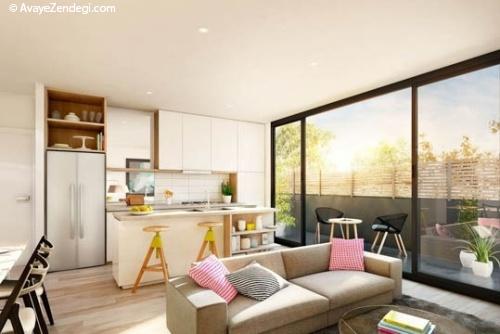  23 پلان باز برای بزرگ شدن آپارتمان های کوچک! 