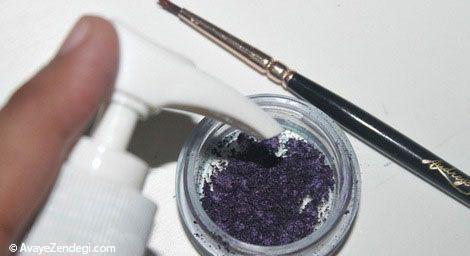 تبدیل سایه چشم شکسته به خط چشم رنگی جدید تبدیل سایه چشم شکسته به خط چشم رنگی جدید