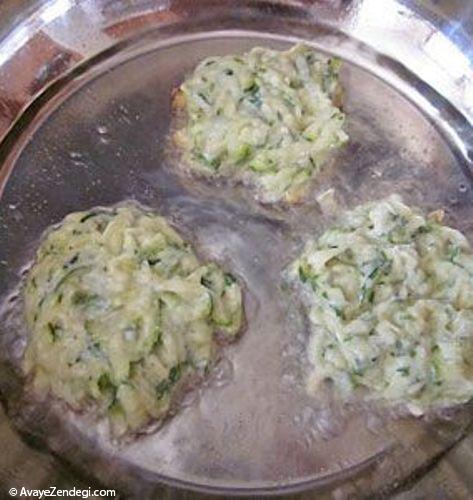 طرز تهیه کتلت کدو طرز تهیه کتلت کدو