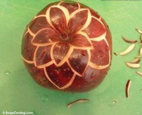  خوراکی های تزئینی؛ این بار سیب 