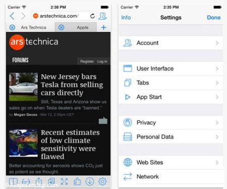 بهترین مرورگرها برای جانشینی مرورگر پیش فرض iOS 8 در آیفون و یا آی پد شما
