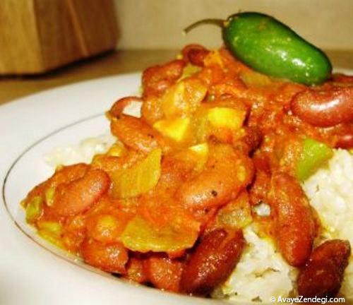 طرز تهیه خورش لوبیا قرمز