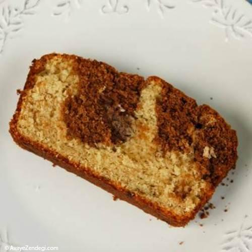 طرز تهیه نان دو رنگ موزی شکلاتی طرز تهیه نان دو رنگ موزی شکلاتی