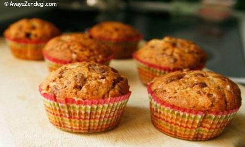 طرز تهیه مافین موز و تافی