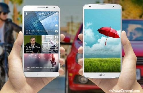 مقایسه LG GPro2 با Galaxy Note 3 سامسونگ مقایسه LG GPro2 با Galaxy Note 3 سامسونگ