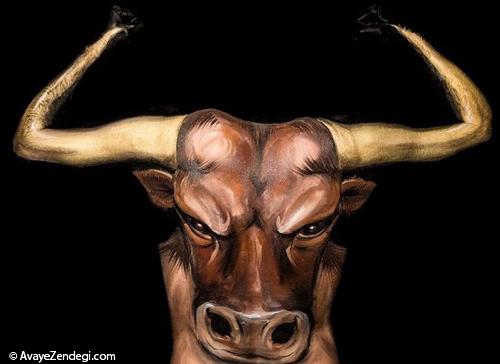 طراحی فوق العاده هنرمندانه بر روی بدن