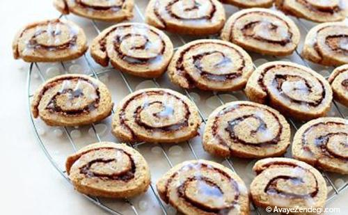 طرز تهیه شیرینی رولی دارچینی طرز تهیه شیرینی رولی دارچینی