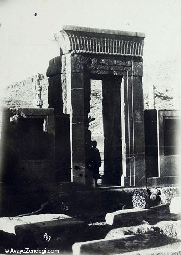 تصاویری از تخت‌جمشید در دوران قاجار