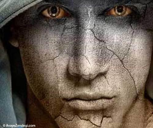 آموزش ترک خوردن صورت با فتوشاپ آموزش ترک خوردن صورت با فتوشاپ