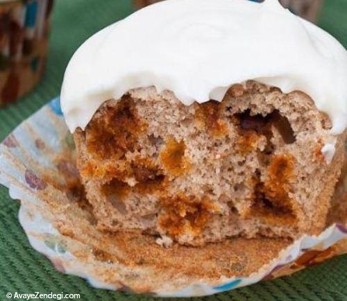 طرز تهیه کاپ کیک سیب دارچینی