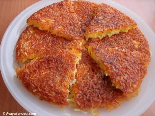 آموزش پخت ته دیگ تخم مرغی