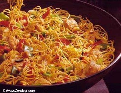 3 نوع سالاد پاستا به سبک چینی