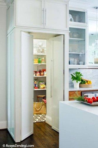 طراحی قفسه هایی برای کابینت 