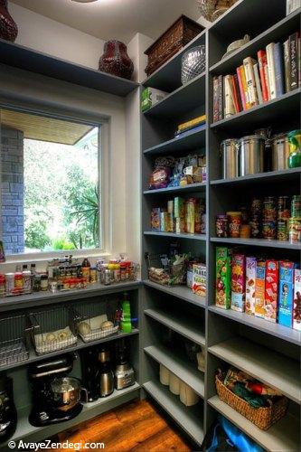  طراحی قفسه هایی برای کابینت 
