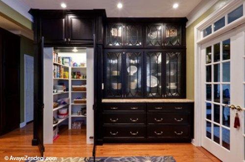  طراحی قفسه هایی برای کابینت 