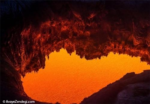 عکس های جالب از دهانه آتشفشان 