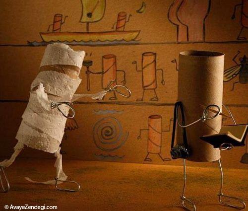  عکس های جالب از تصویر سازی با اشیا 