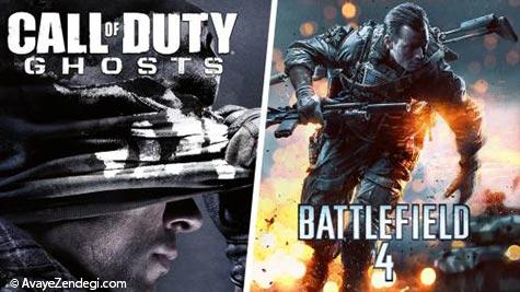 Call of Duty: Ghosts در برابر Battlefield 4 بازیهای کامپیوتری
