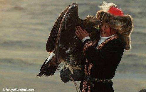  رام کردن عقاب در مغولستان 