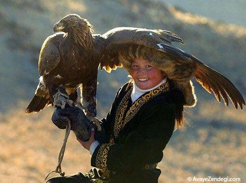 رام کردن عقاب در مغولستان 
