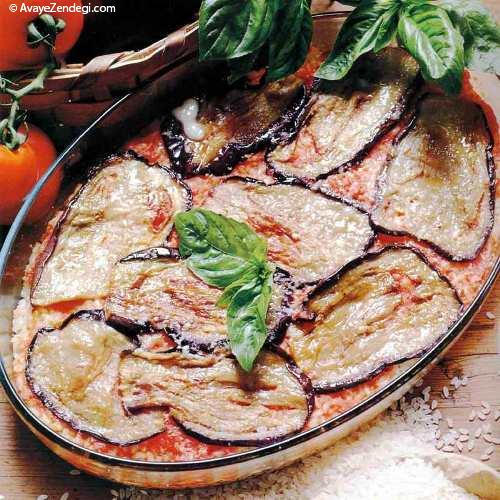 پارمیجیانا، خوراک بادنجان ایتالیایی