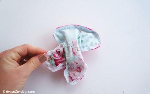 آموزش تصویری درست کردن کوسن با لبه توری آموزش تصویری: درست کردن کوسن با لبه توری