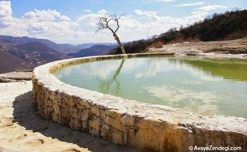 آبشار زیبا و شگفت انگیز در مکزیک