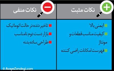  سدان‌های ارزان، خانوادگی، بزرگ و لوکس 