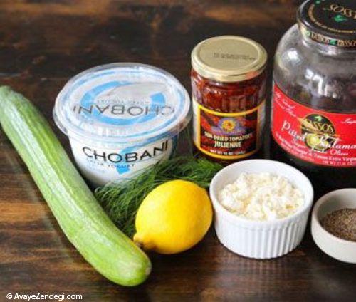 رول خیار و فتا؛ پیش غذای اشتها آور 