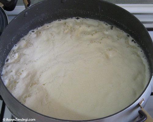 طرز تهیه کشک خانگی آموزش تصویری: طرز تهیه کشک خانگی