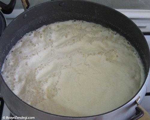 طرز تهیه کشک خانگی آموزش تصویری: طرز تهیه کشک خانگی